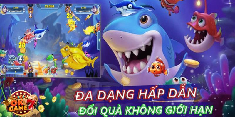 Game bắn cá offline vui nhộn, không lo mất kết nối