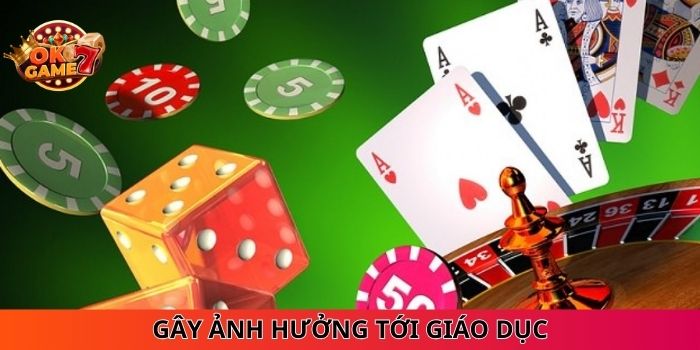 Hậu quả của đánh bài ăn tiền tới giáo dục